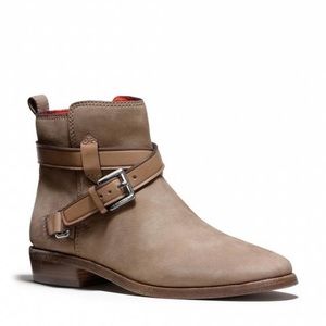 Coach Leoda Suede Bootie, 8.5